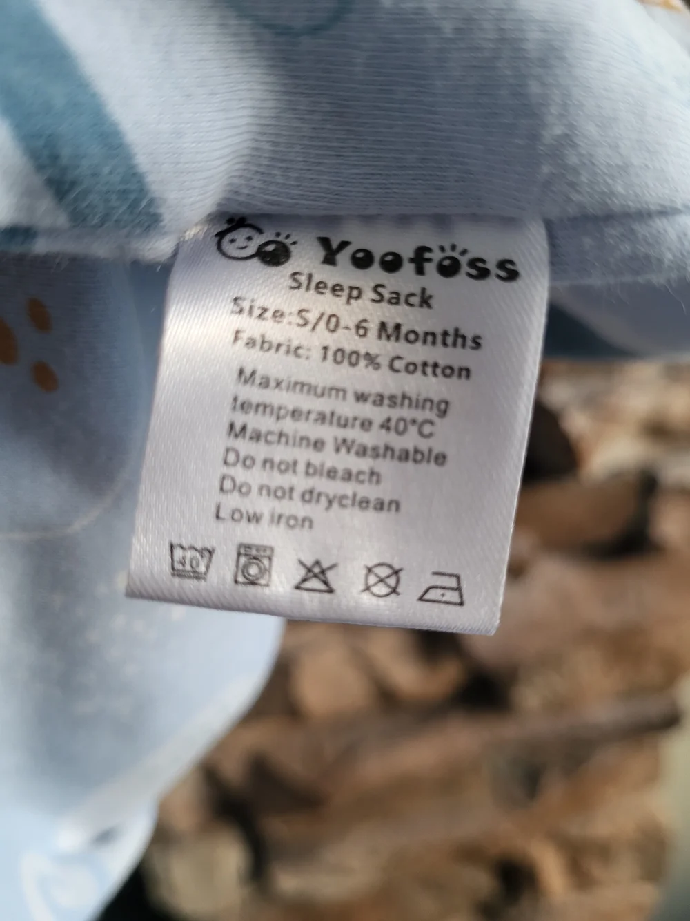 Sleeveless Light Blue Sea Creature Kids Sleep Sack with Front Zipper